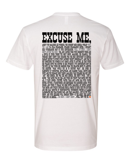 Excuse Me - Black Print