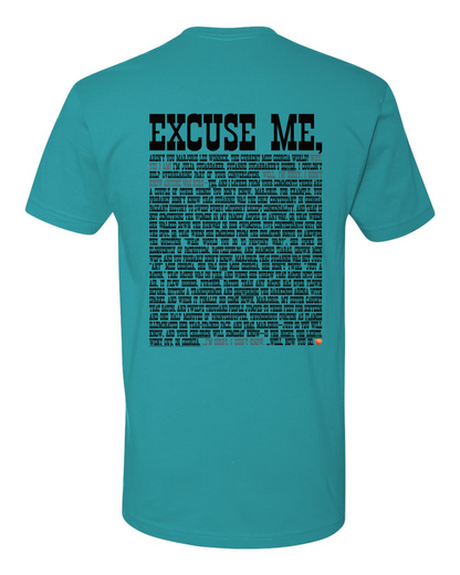 Excuse Me - Black Print