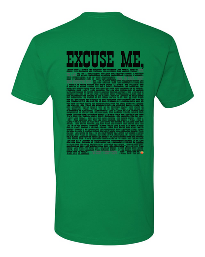 Excuse Me - Black Print
