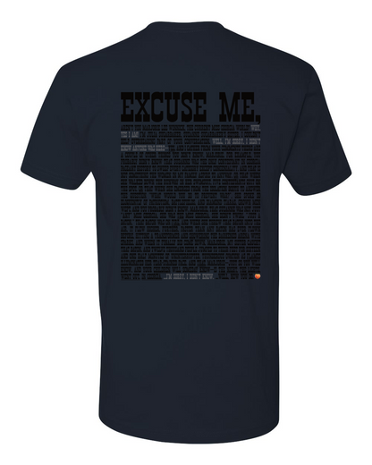 Excuse Me - Black Print