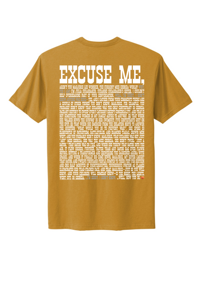 Excuse Me - White Print