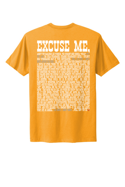 Excuse Me - White Print