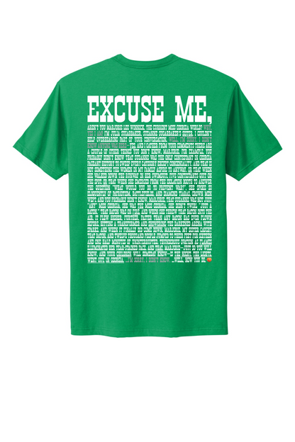 Excuse Me - White Print