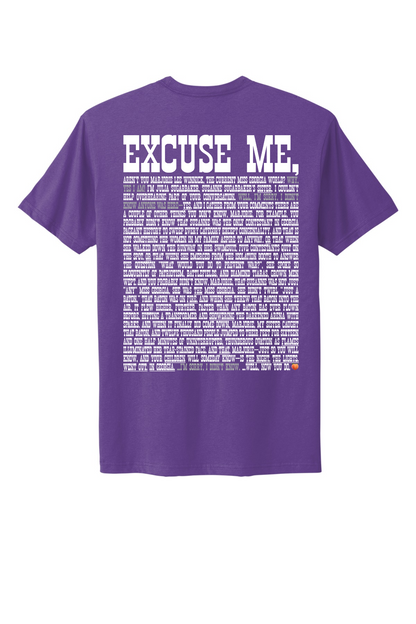 Excuse Me - White Print