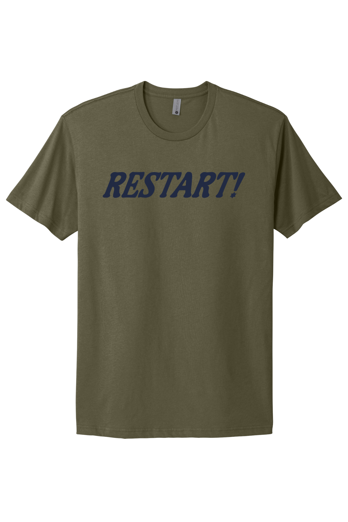 Restart! - Navy Print