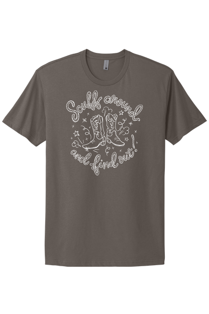 Scuff Around And Find Out - White Print